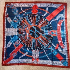 Hermes brand new Carrie giant slick shawl 140cm